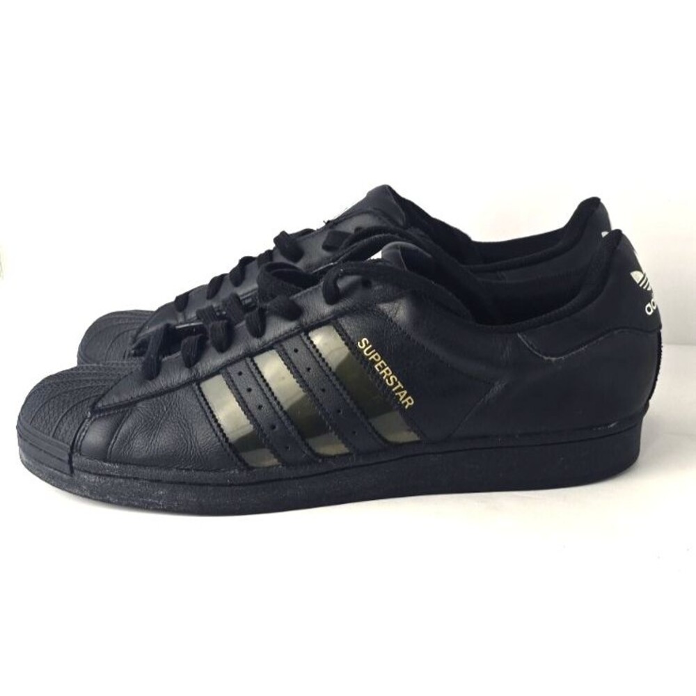 Adidas Superstar Originals Black Transparent Accents Men’s Size 13 FX5567 - Picture 2 of 10